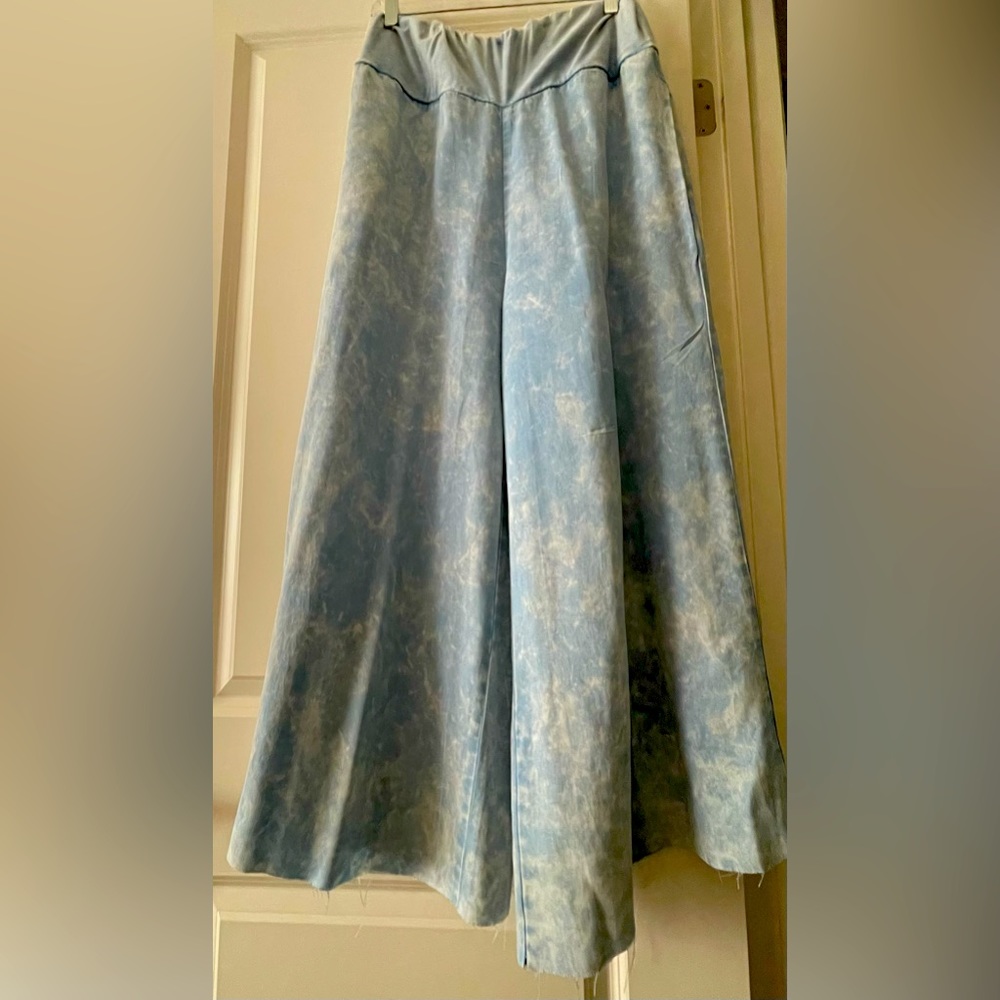 A Rare Bird Soft Flowing Wide Leg Palazzo Pants  SZ L/XL